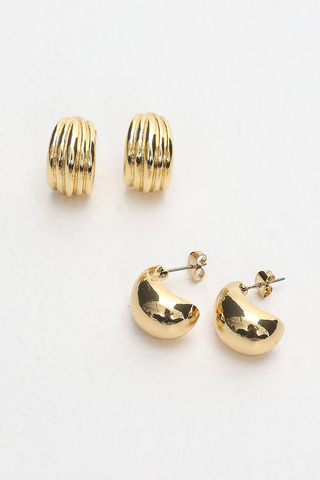 Monroe Stud Earring Set Gold by Selfie Leslie