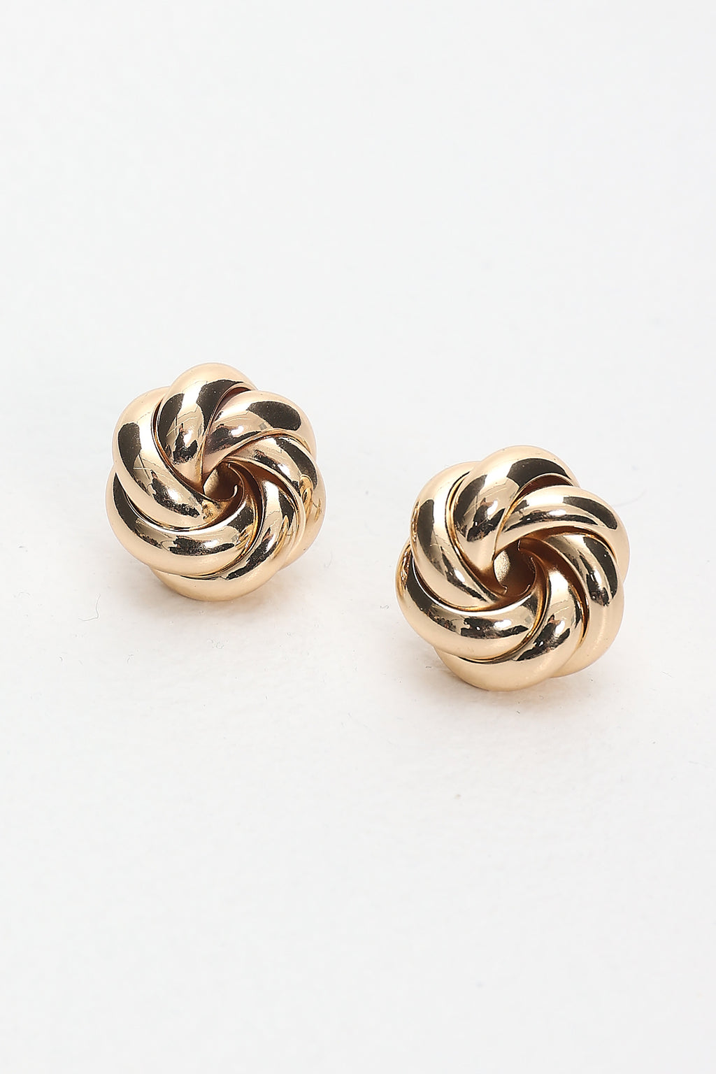 Lilibet Rope Knot Earrings Gold