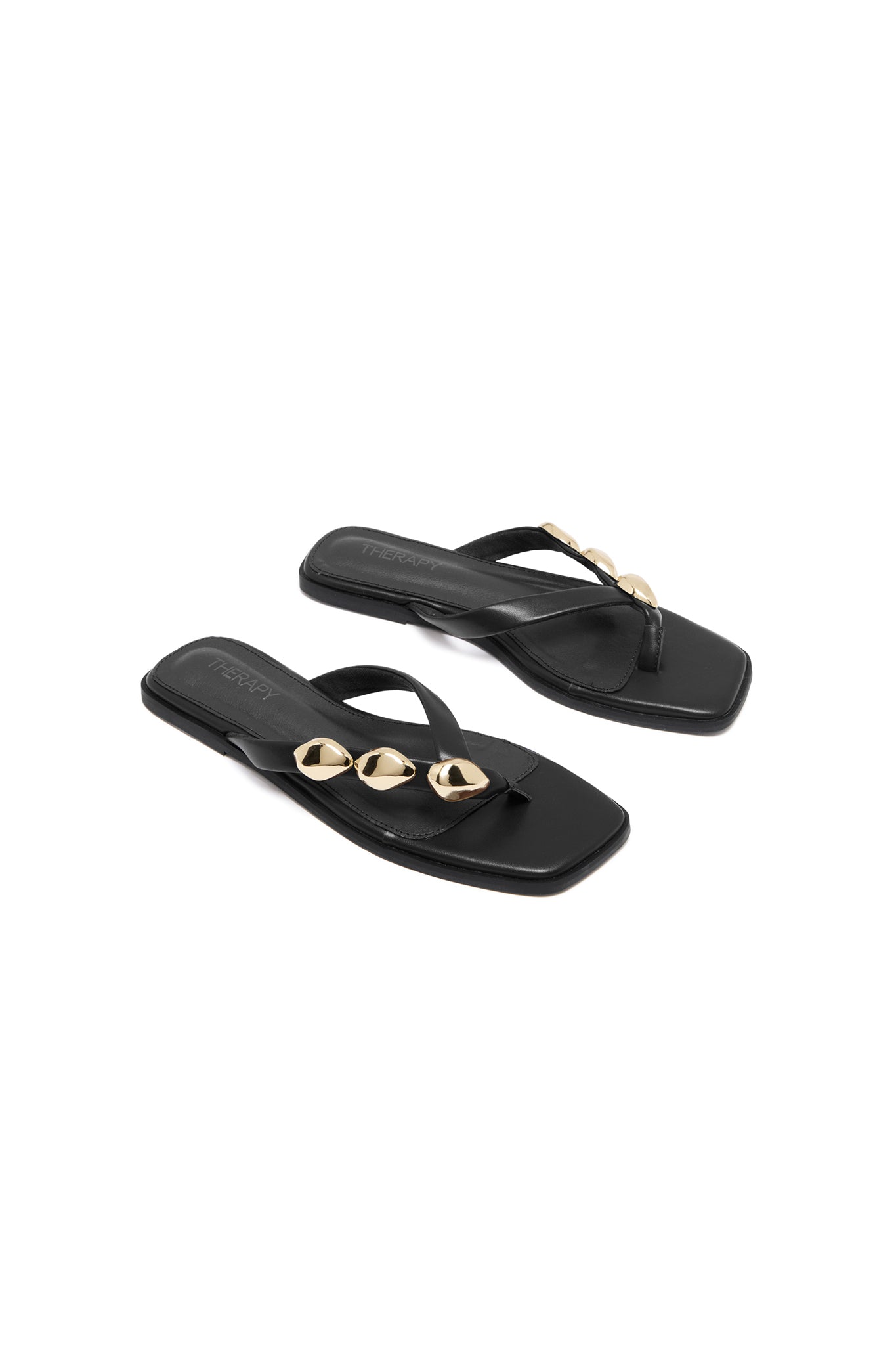 THERAPY Guise Flats Black by Selfie Leslie