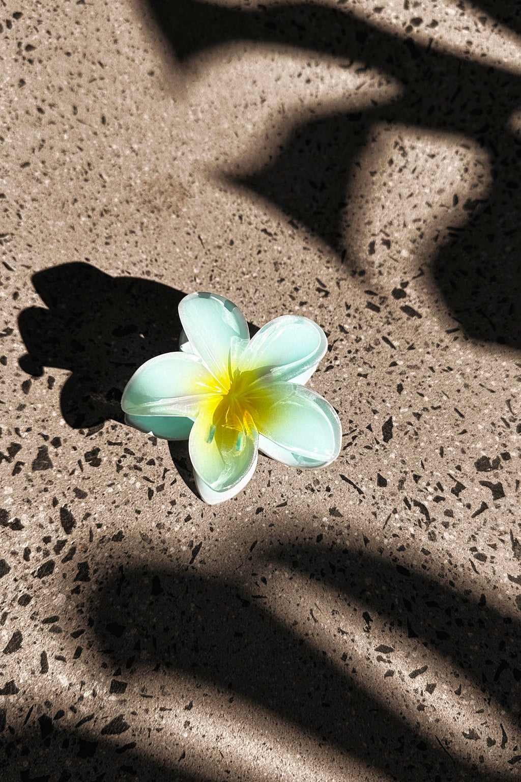 Ayni Frangipani Claw Clip Blue by Selfie Leslie