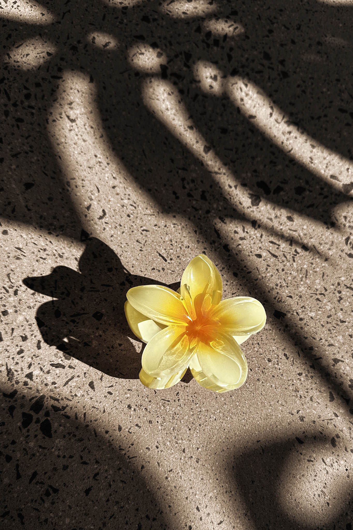 Ayni Frangipani Claw Clip Yellow by Selfie Leslie