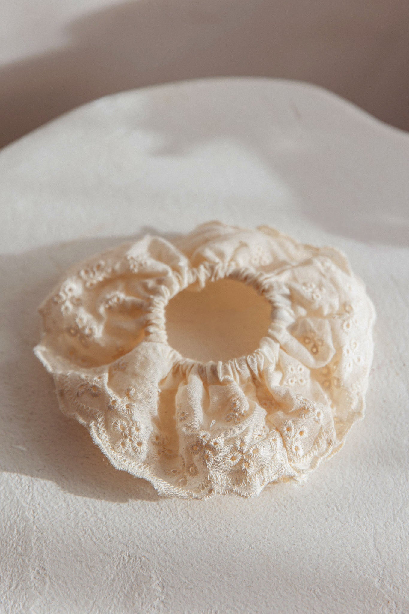 Emily Lace Scrunchie White by Selfie Leslie