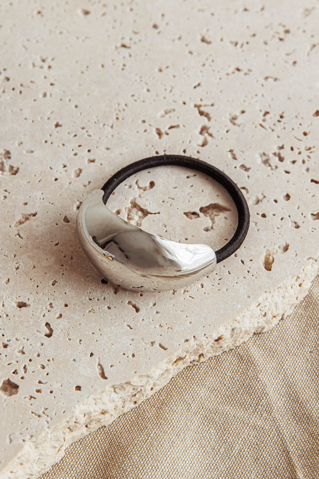 Cindy Hair Tie Dark Silver by Selfie Leslie