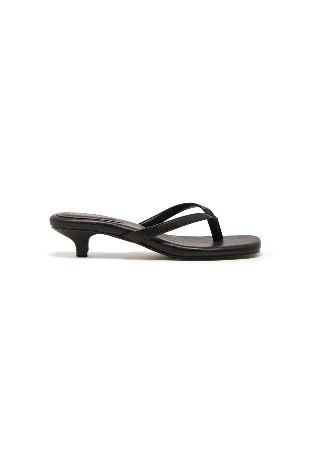 THERAPY Heatwave Thong Heel Black by Selfie Leslie