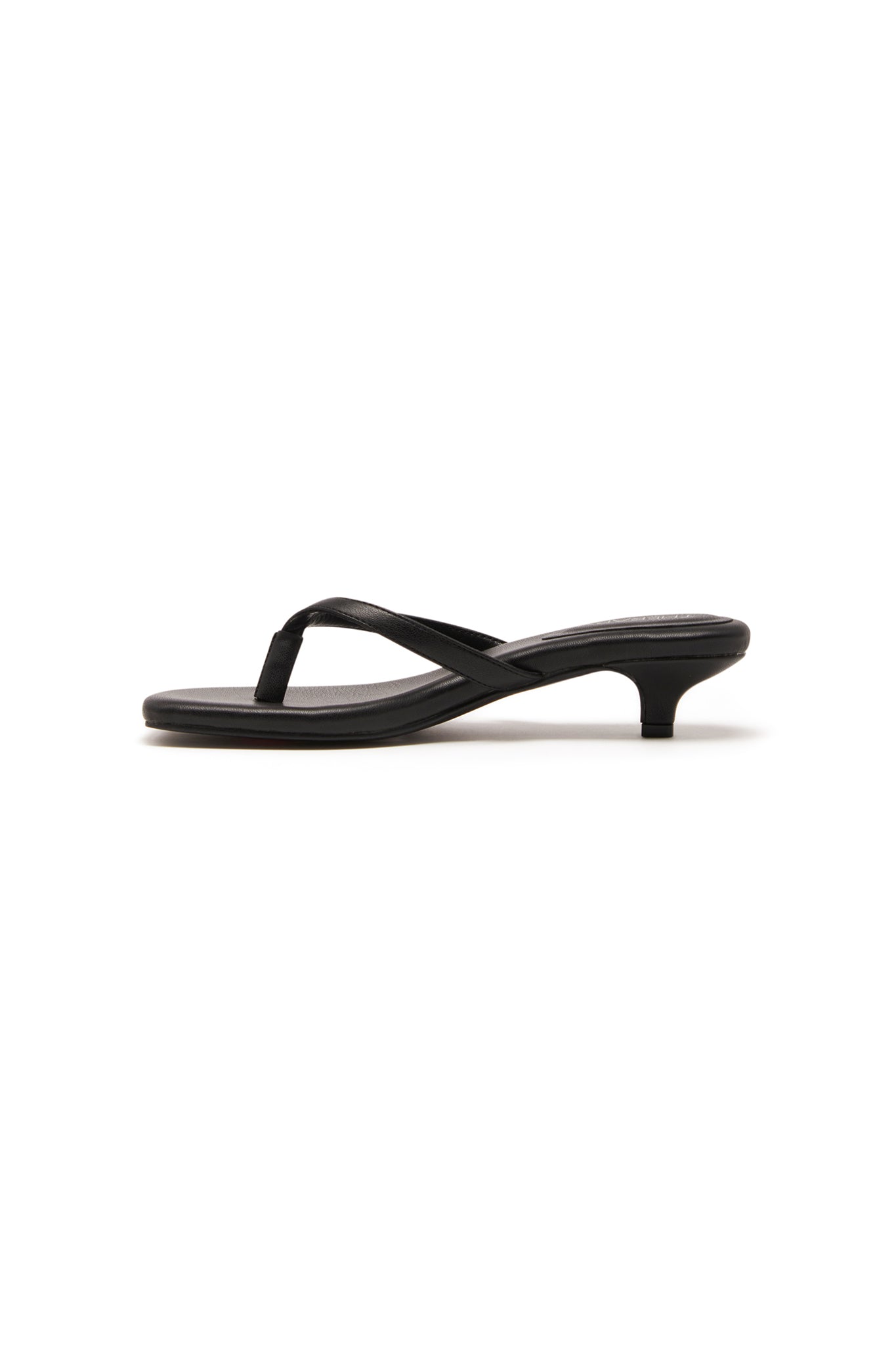 THERAPY Heatwave Thong Heel Black by Selfie Leslie