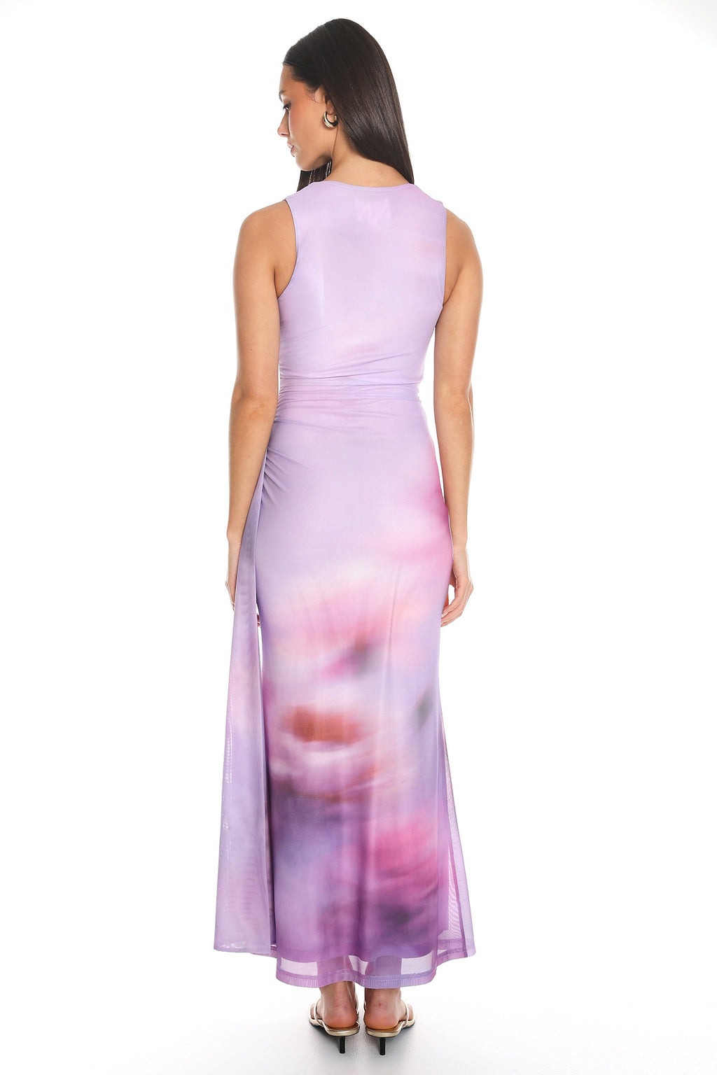 Lilac Haze Wrap Maxi Dress Lilac