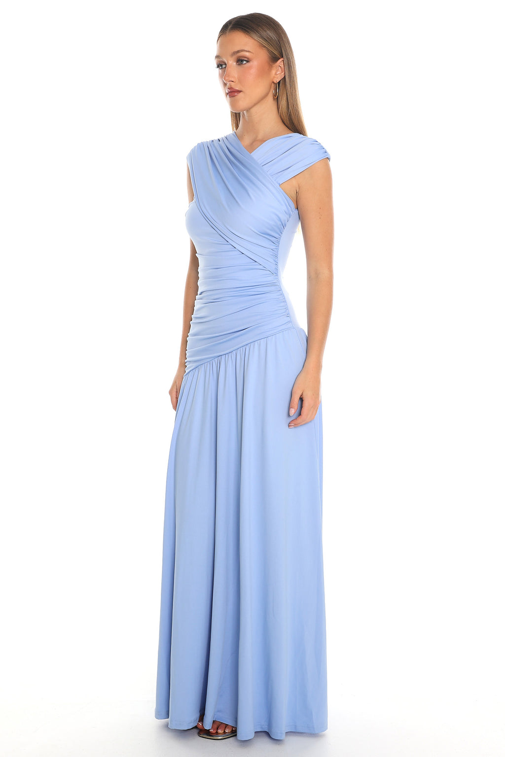 Devoured Maxi Dress Blue by Selfie Leslie