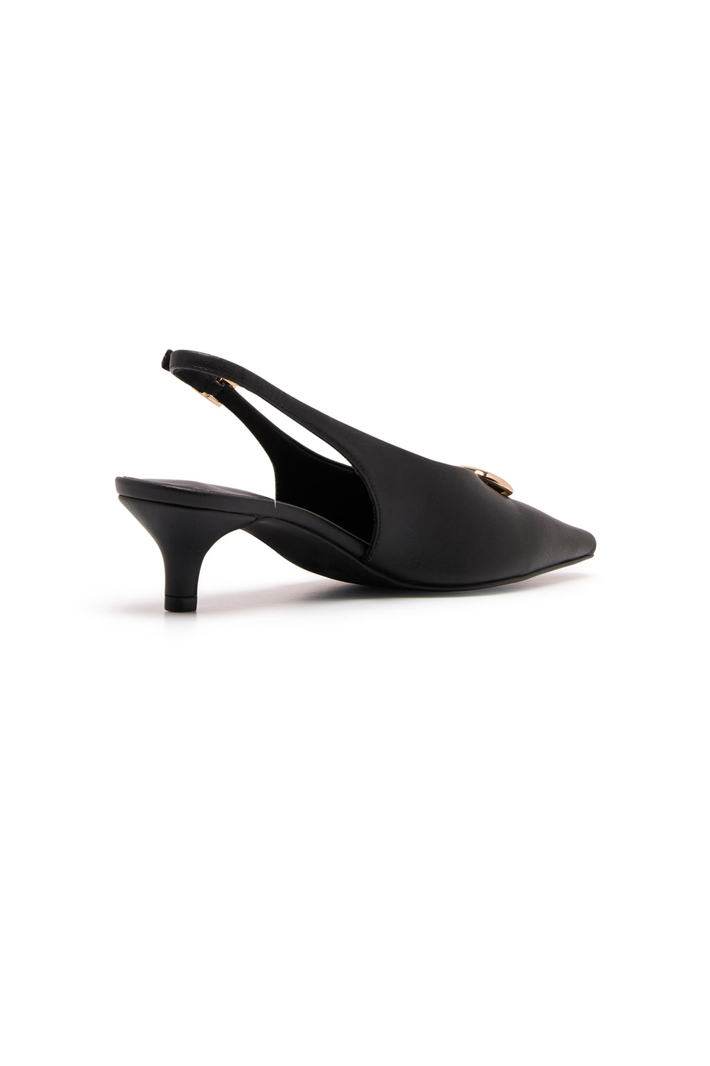 THERAPY Indiana Slingback Heel Black by Selfie Leslie