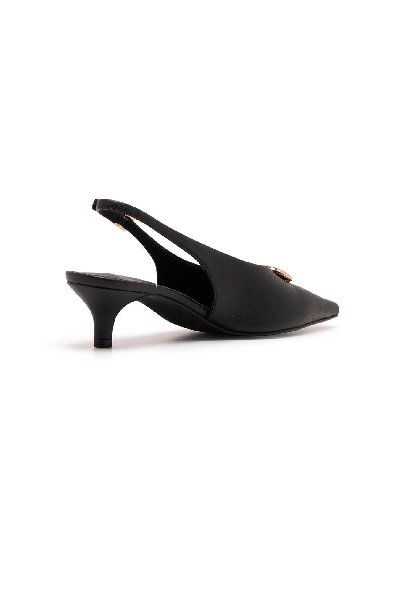 THERAPY Indiana Slingback Heel Black by Selfie Leslie