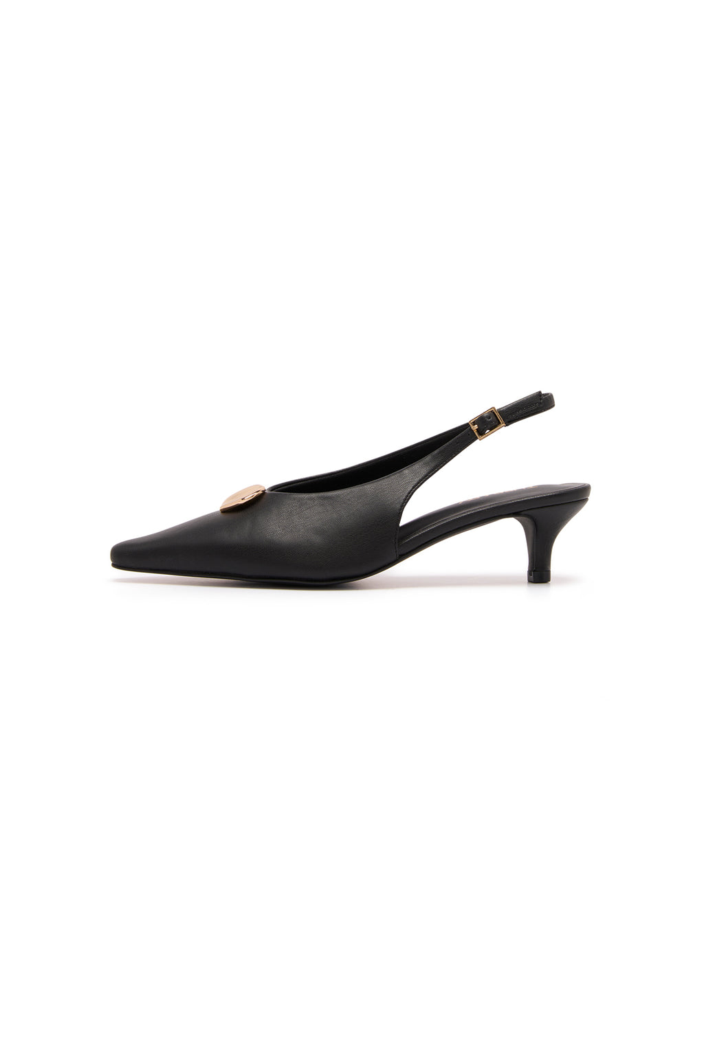 THERAPY Indiana Slingback Heel Black by Selfie Leslie