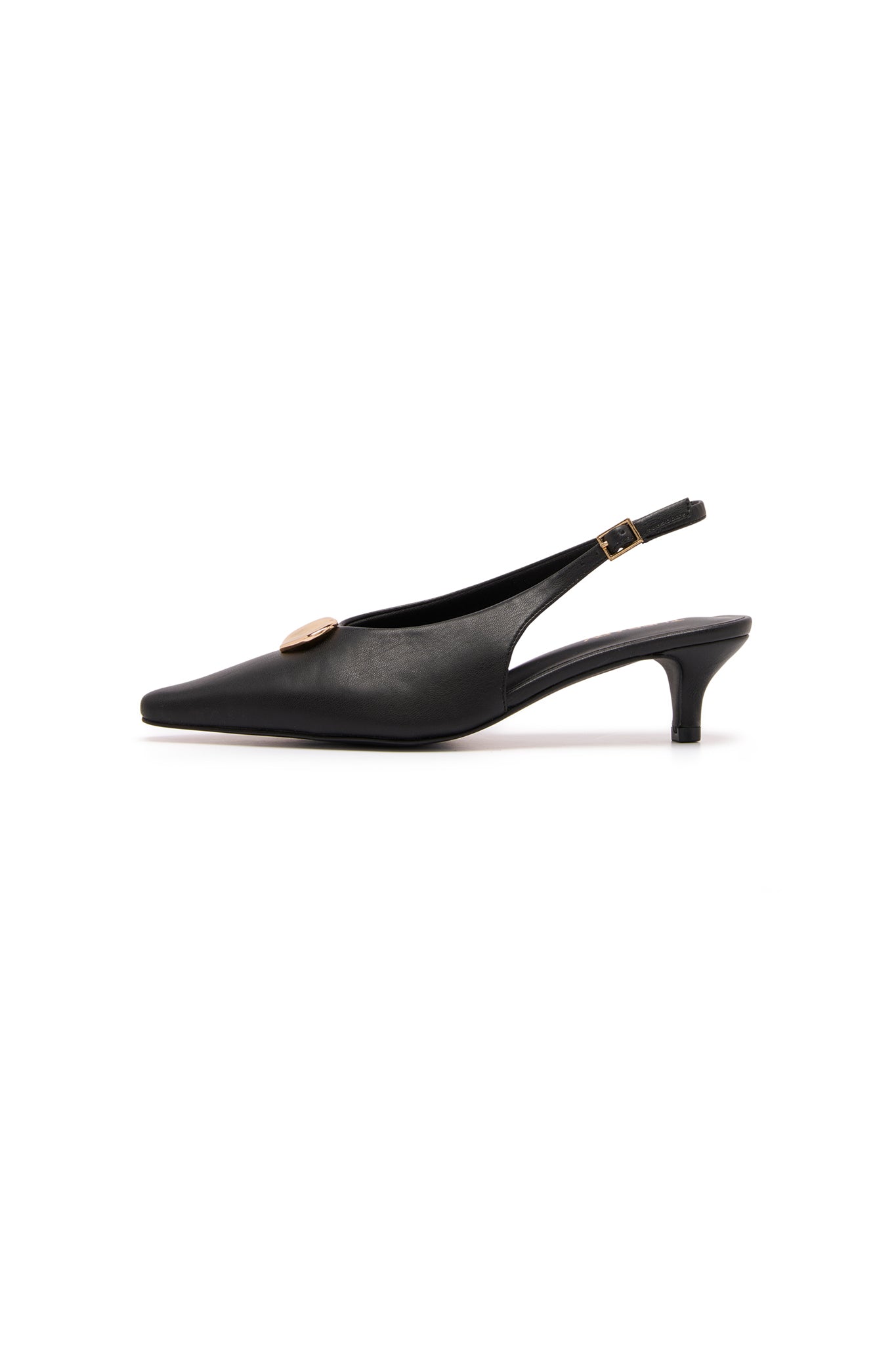 THERAPY Indiana Slingback Heel Black by Selfie Leslie