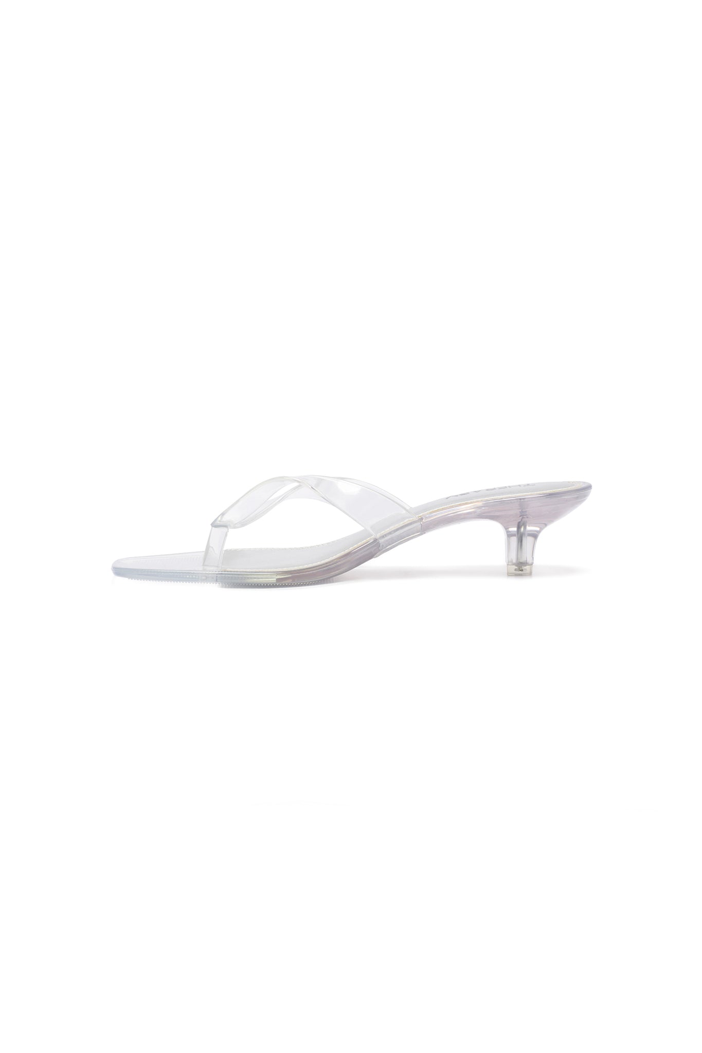 THERAPY Jellyz Thong Heel Clear by Selfie Leslie