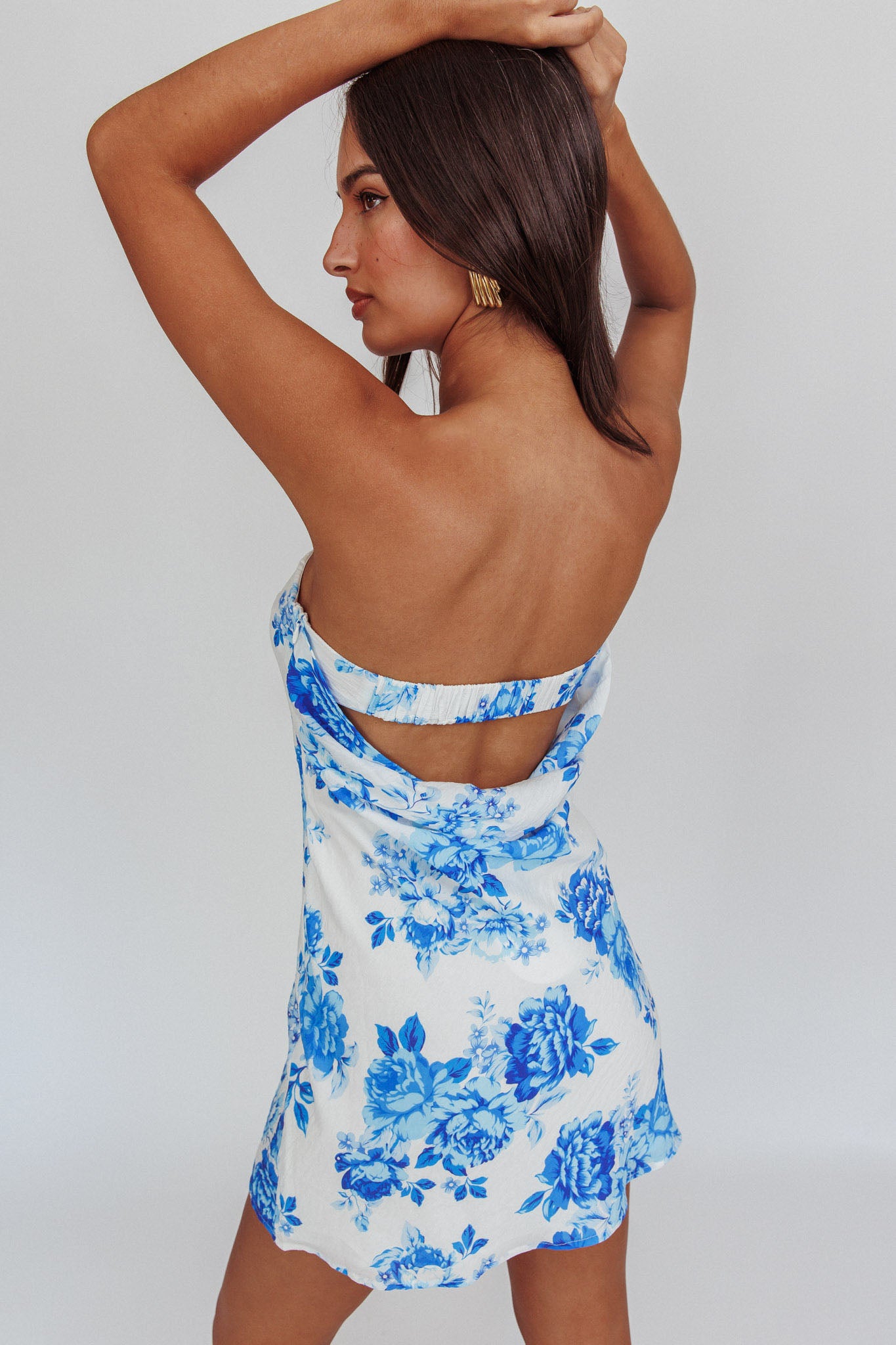 princess polly baby blue dress Alice + Olivia main image 0