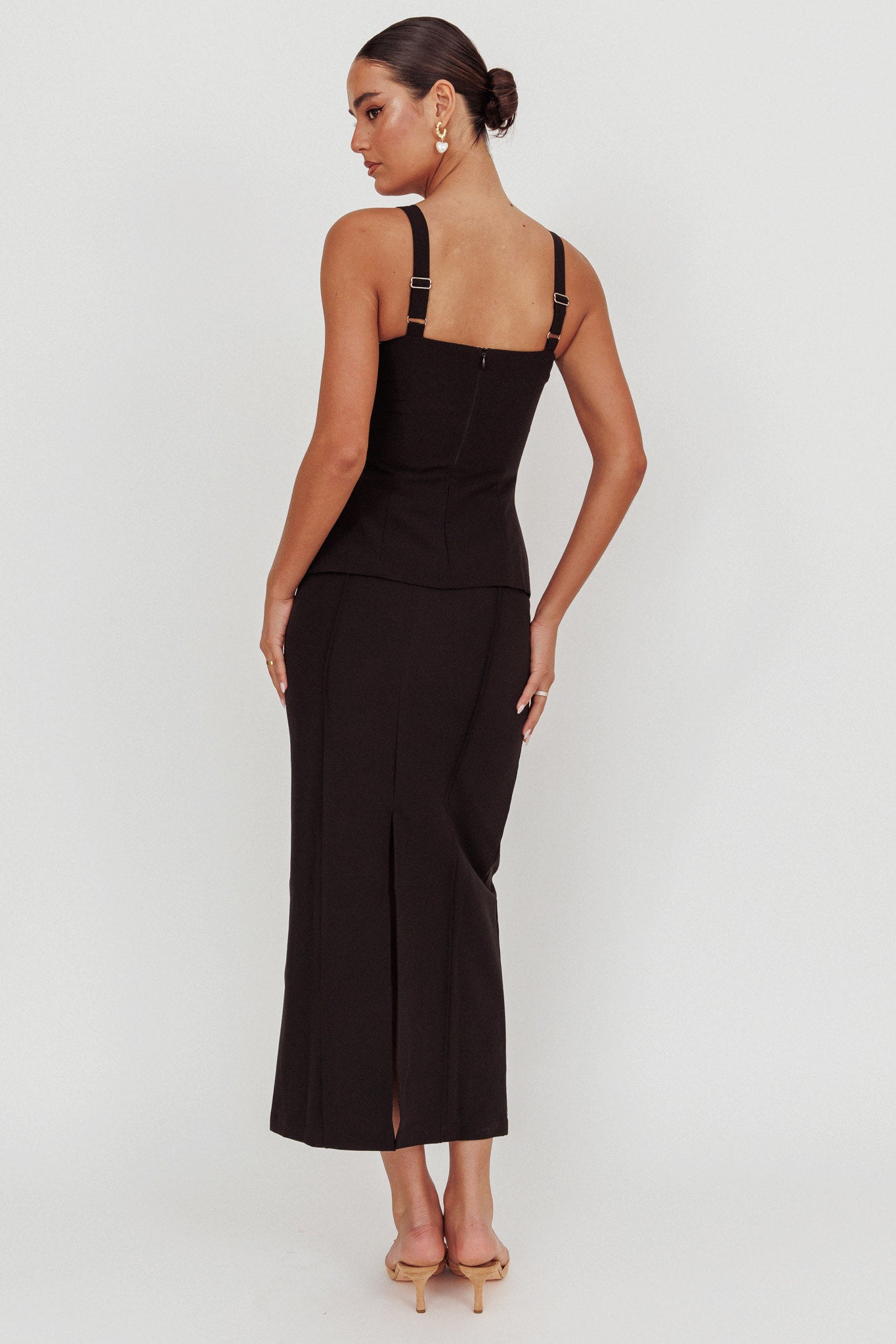 Like I Do Maxi Skirt Black by Selfie Leslie