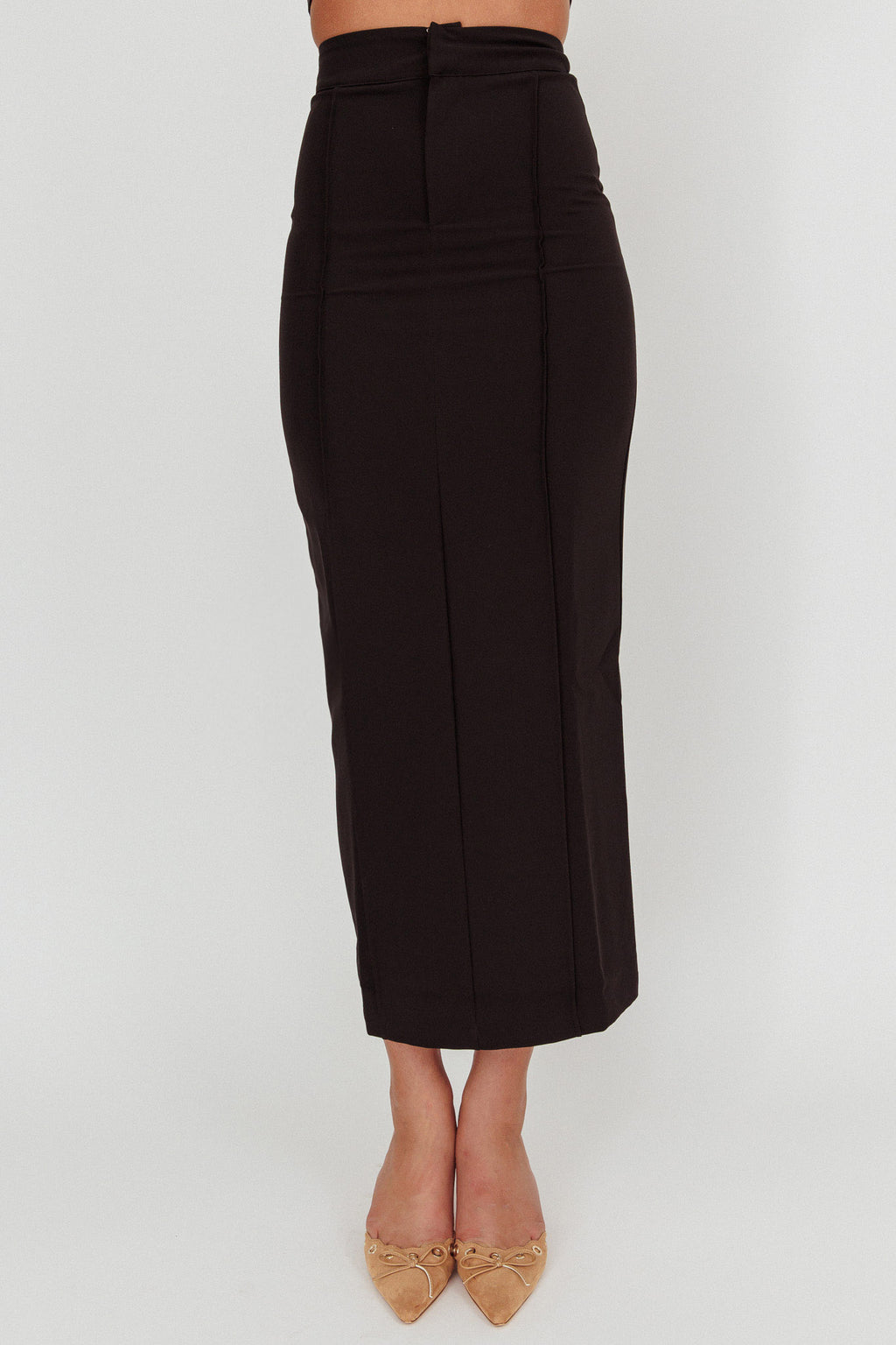 Like I Do Maxi Skirt Black by Selfie Leslie