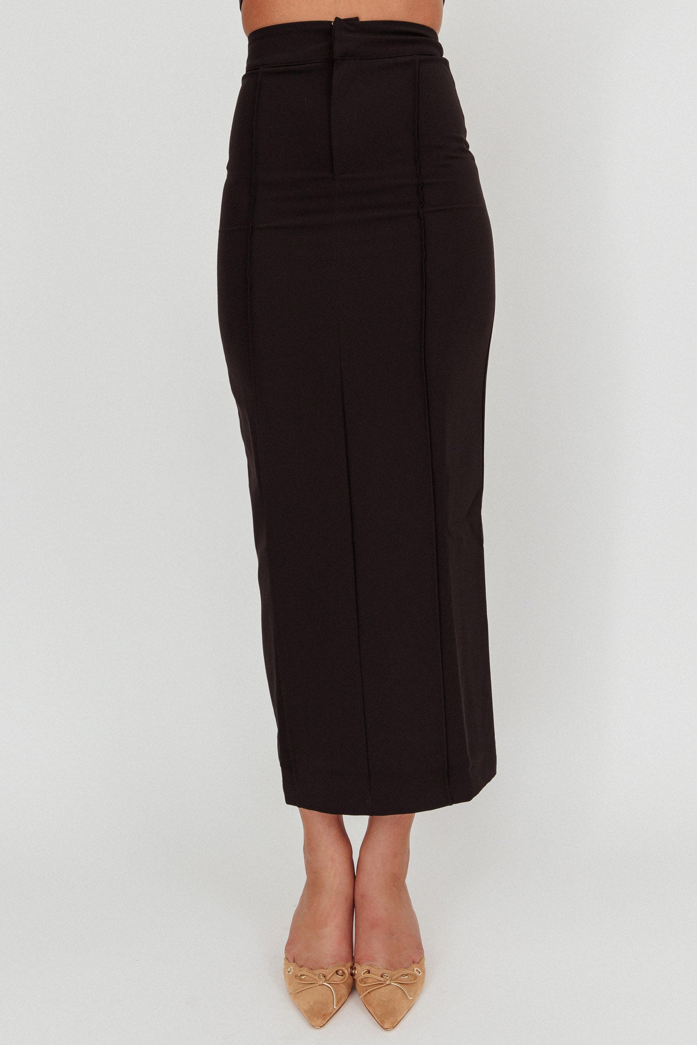 Like I Do Maxi Skirt Black by Selfie Leslie