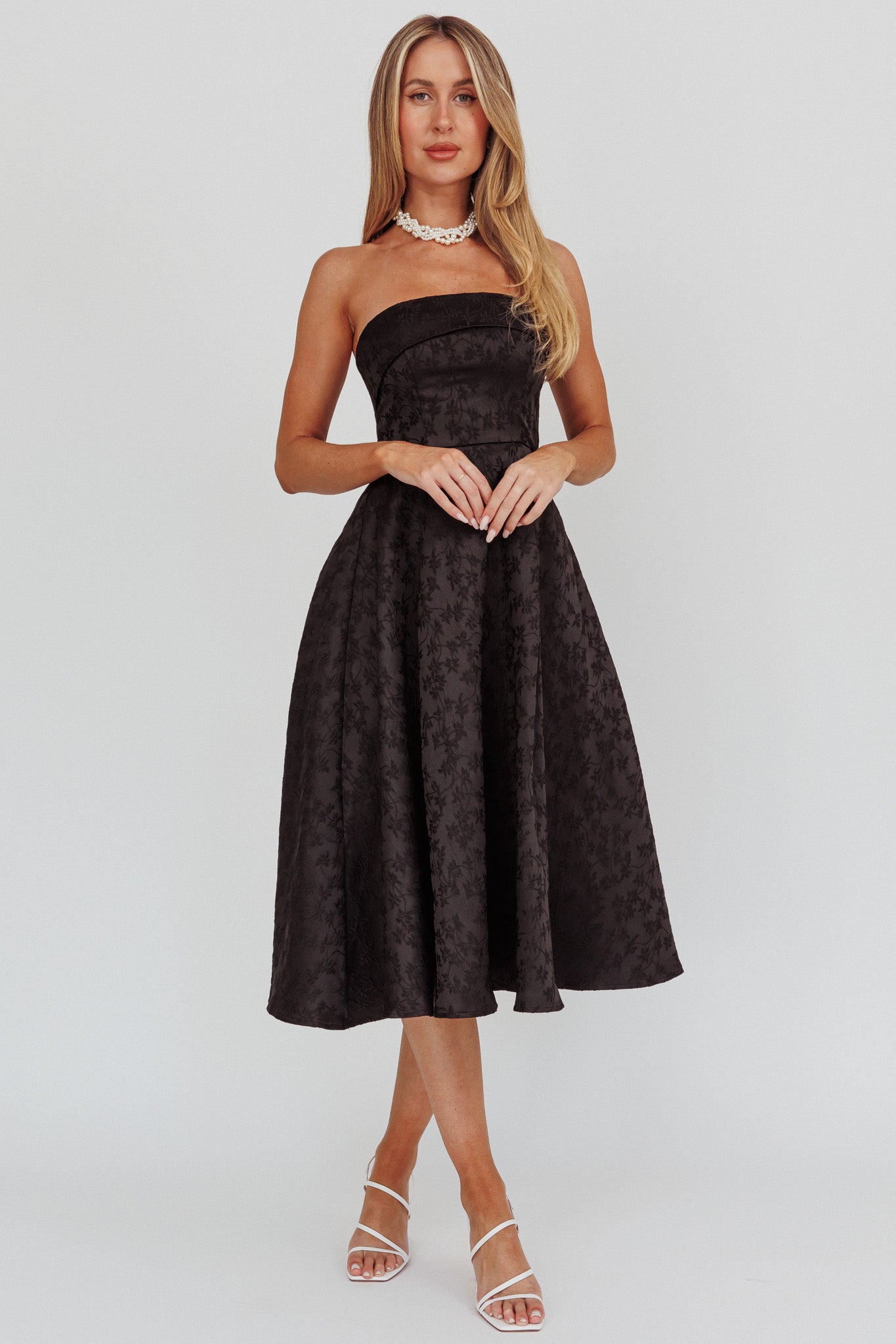 women's bodycon dress PRETTYGARDEN Ribbed Maxi Summer Strapless Tube Y black funeral dress plus Color:Dusty Lavender custom_Summer Wedding Shop baby showers