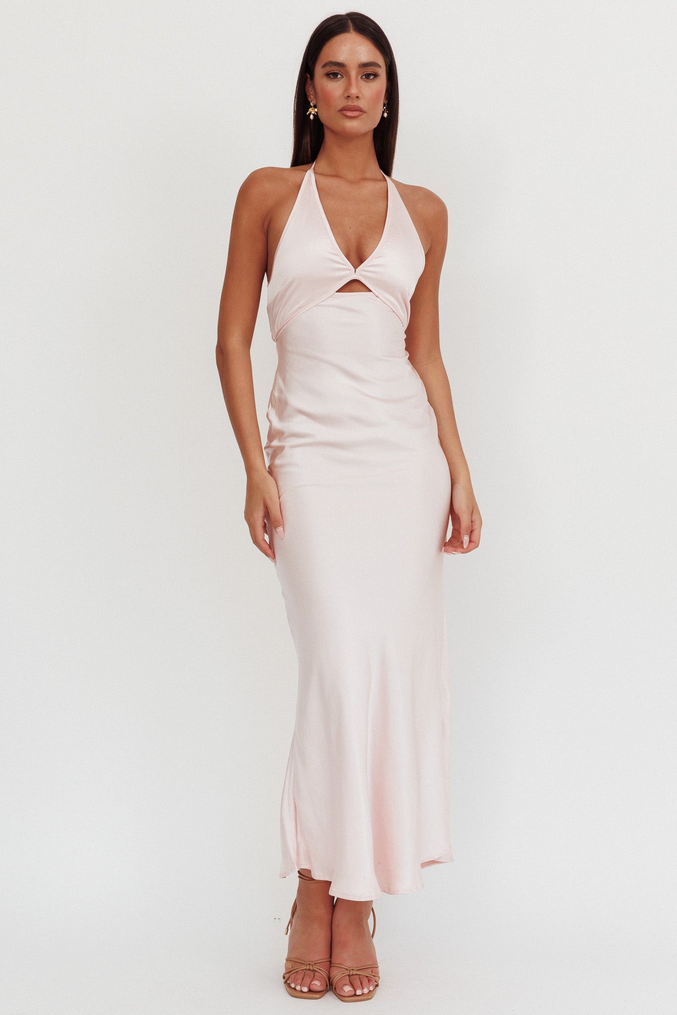 Jassinta Keyhole Bust Maxi Dress Pink | Selfie Leslie Jassinta Keyhole Bust Maxi Dress Pink | Selfie Leslie