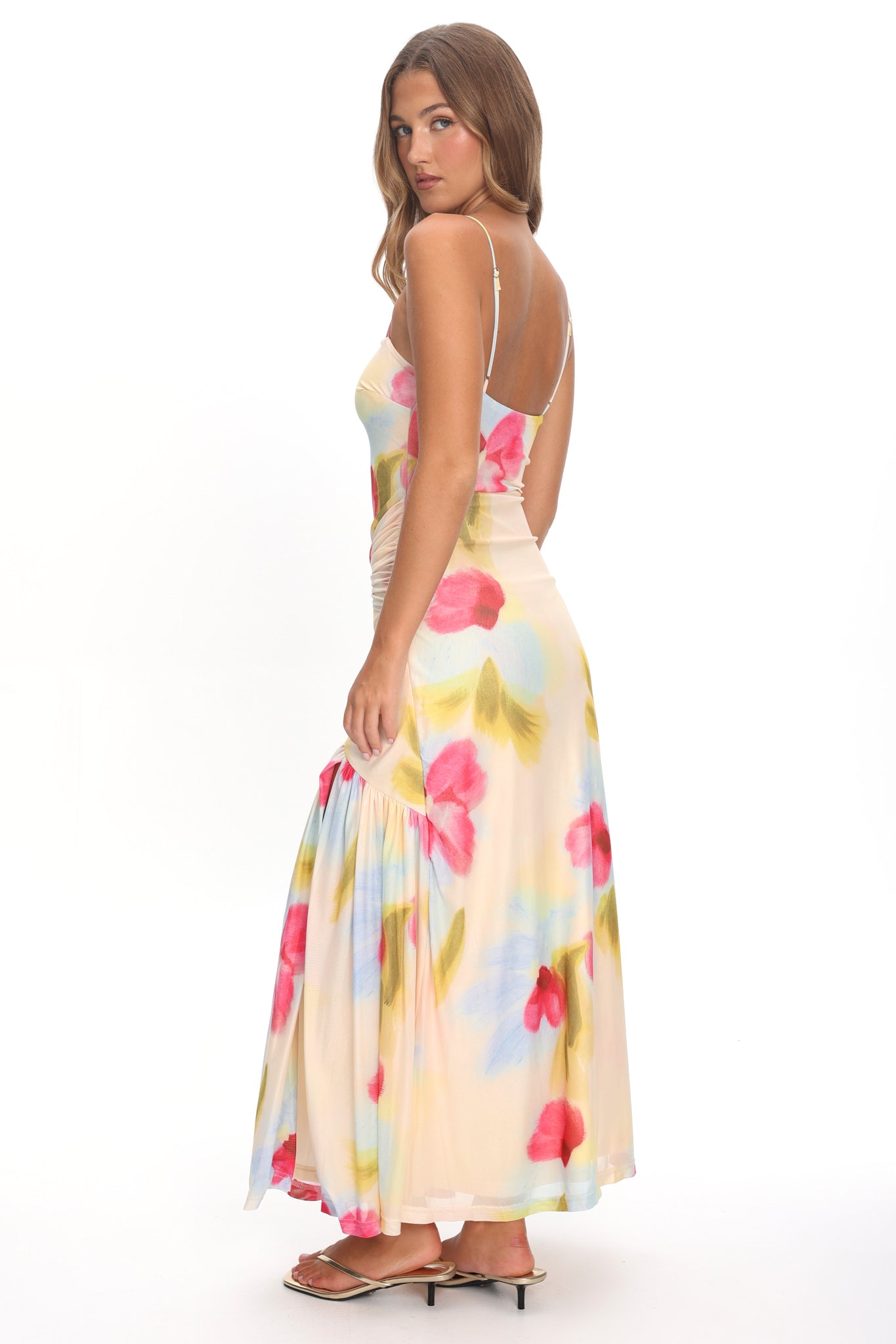 drop waist floral maxi dress Violeta Drop Waist Floral Maxi Dress - Floral - Small main image 0