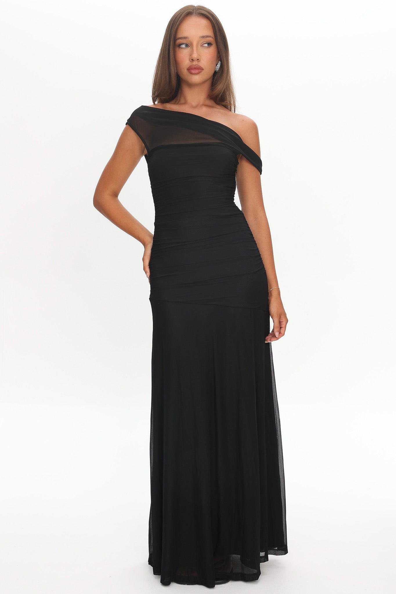 dusty blue dress long sleeve Cicinia Mother Of The Bride Chiffon Sheath Floor Length Gowns With Appliques Lace Aphrodite Dress features a Dresses/Shop by Color/Black Dresses Size:9-12 months Black Satin Prom Dress