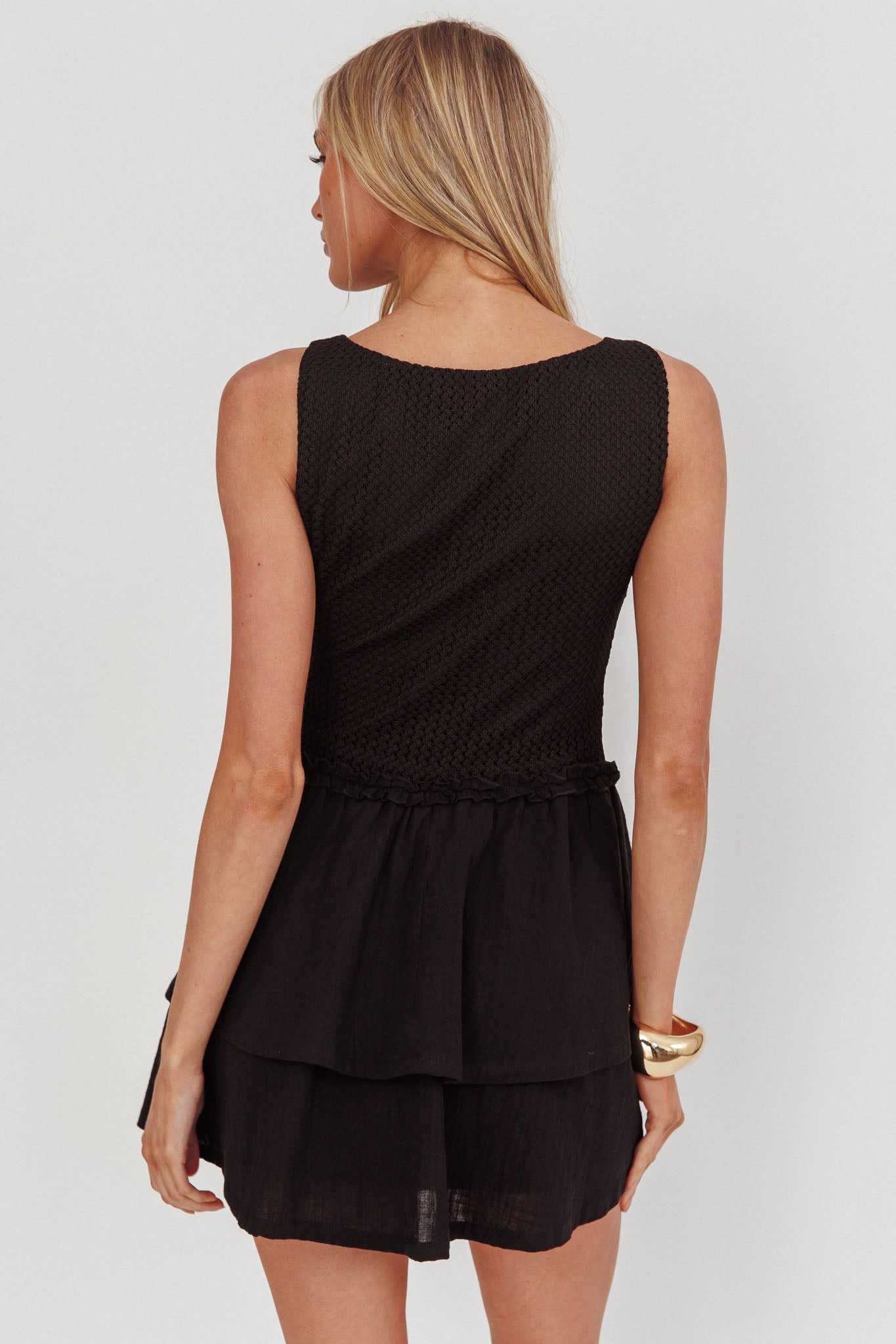 long sleeve black feather dress LAPOINTE Satin Draped Neck Bias Dress With Feathers
