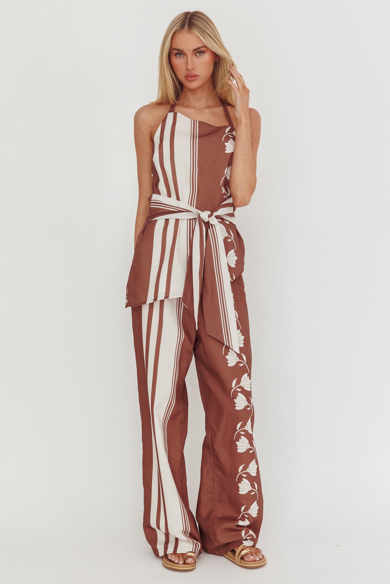 Eniola Drawstring Pants Palma by Selfie Leslie