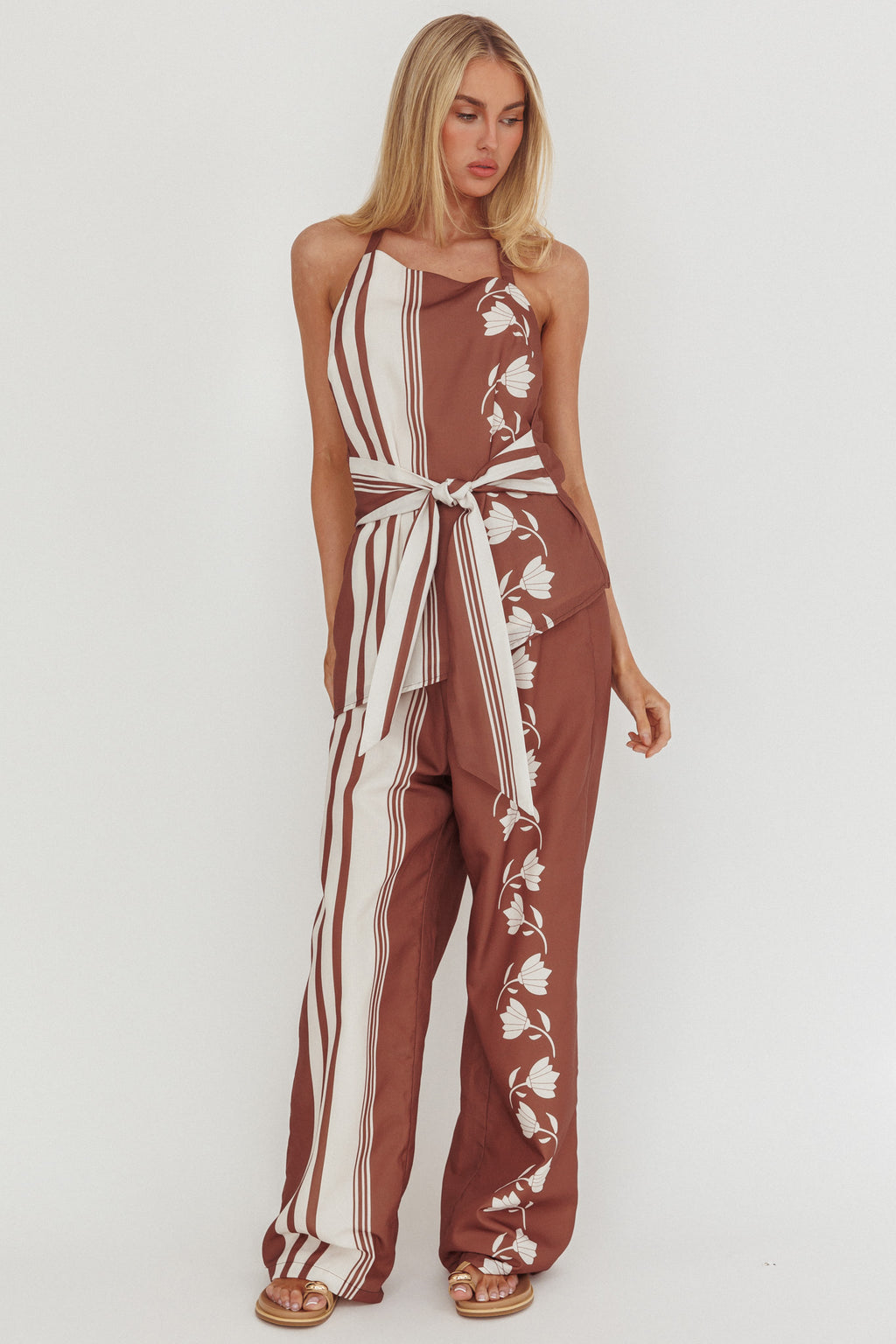 Eniola Drawstring Pants Palma by Selfie Leslie