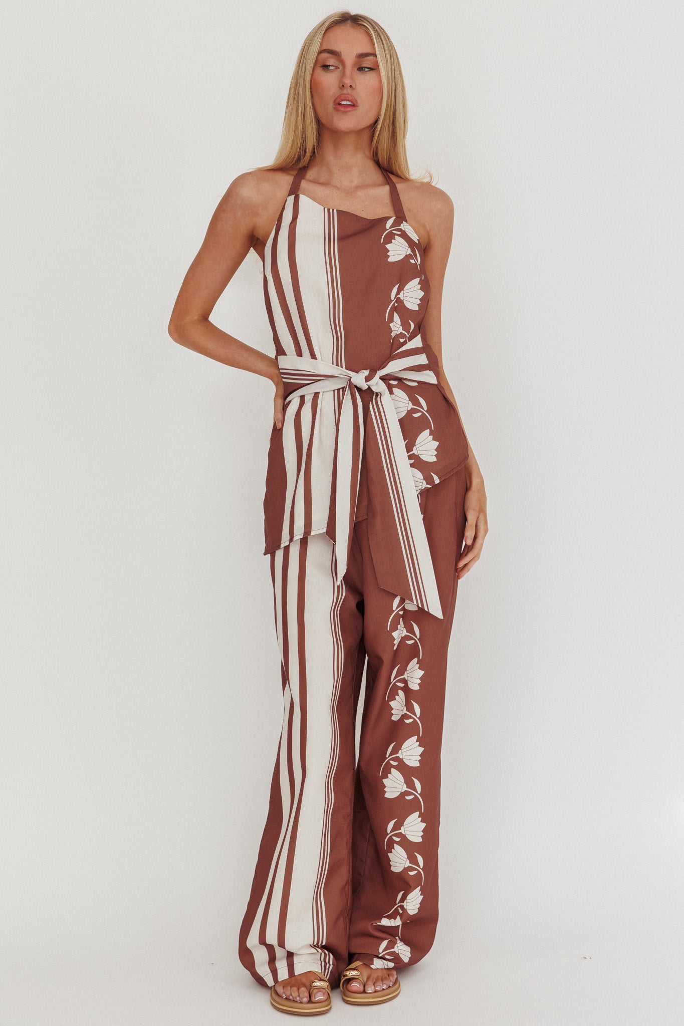 Eniola Drawstring Pants Palma by Selfie Leslie