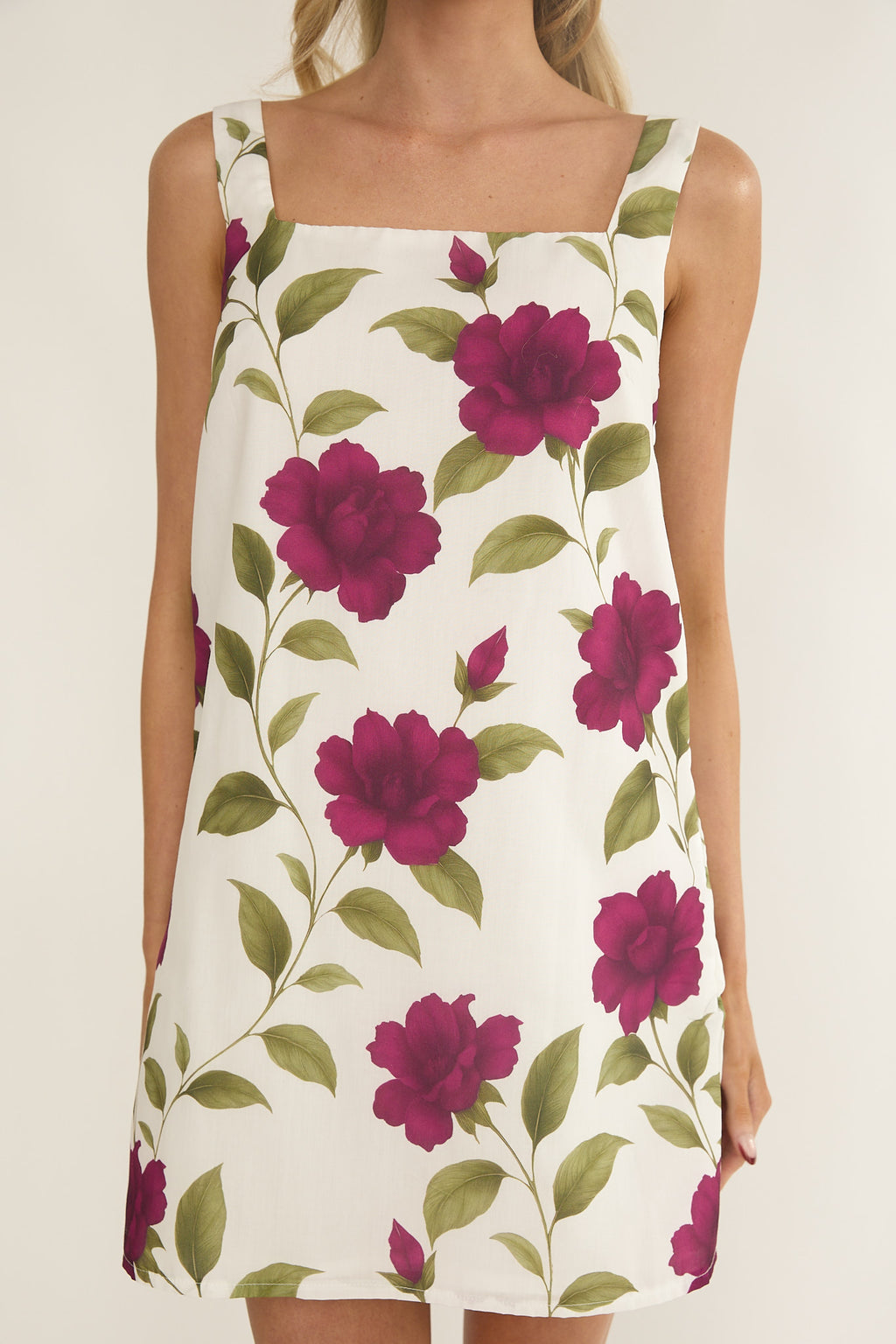 That Lady Bow Back Mini Dress Allegra Floral by Selfie Leslie