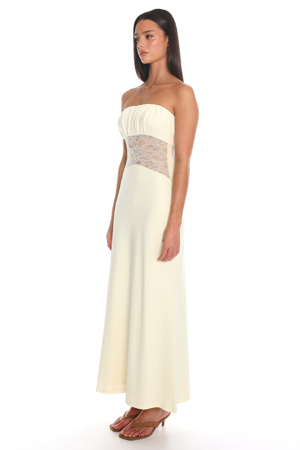Kylana Strapless Maxi Dress Butter