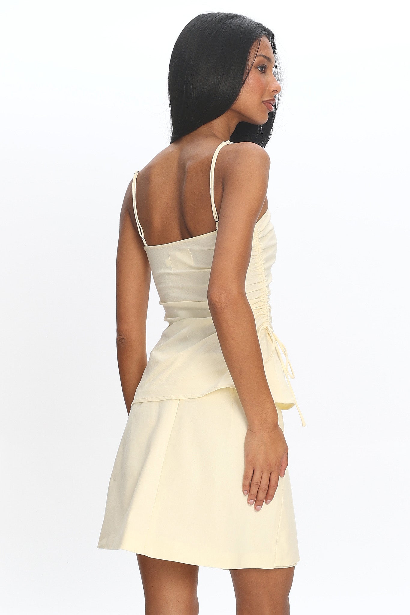 Queen St Wrap Front Skirt Butter