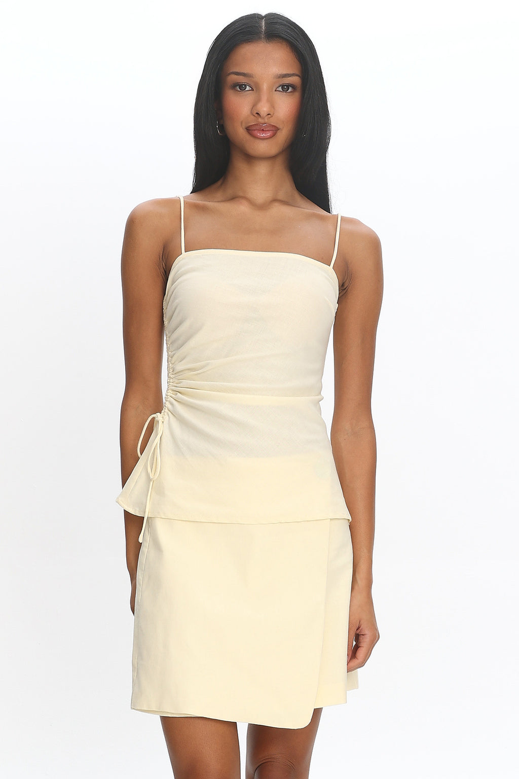 Queen St Wrap Front Skirt Butter