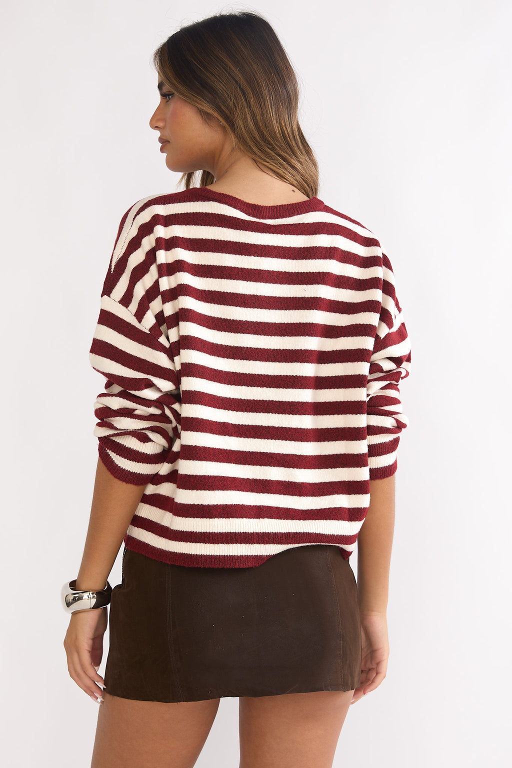 Opeline Waist Belt Skort Brown by Selfie Leslie