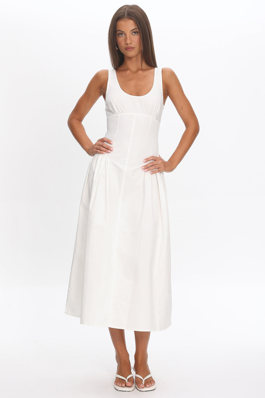 LIONESS Luna Rosa Maxi Dress Porcelain by Selfie Leslie