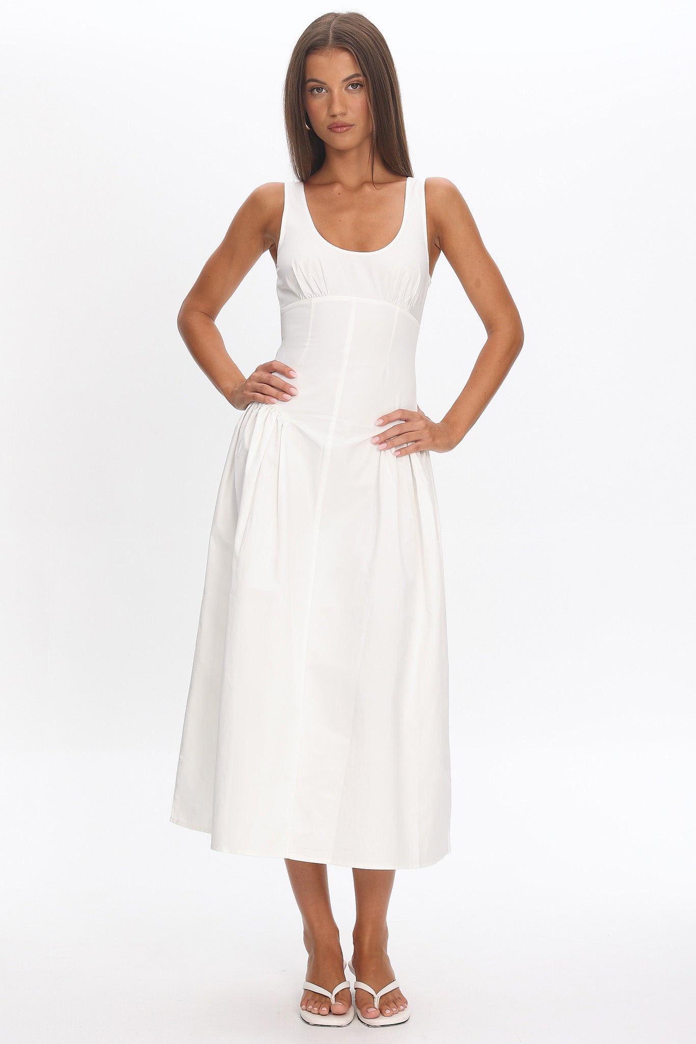 LIONESS Luna Rosa Maxi Dress Porcelain by Selfie Leslie