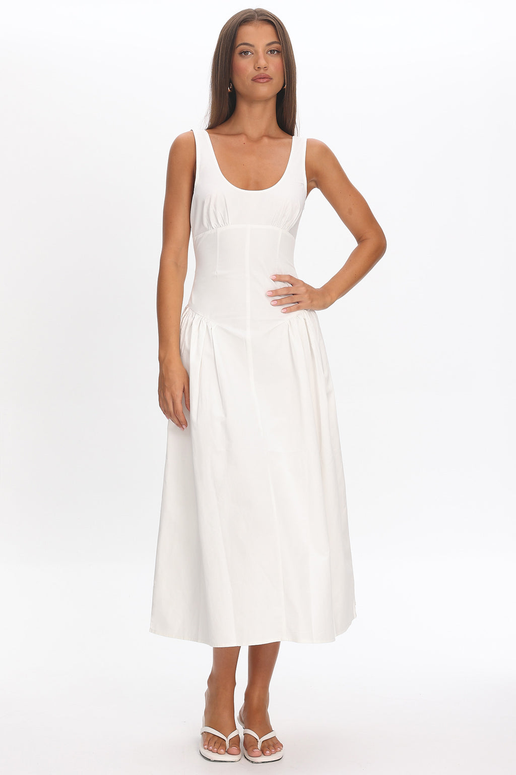 LIONESS Luna Rosa Maxi Dress Porcelain by Selfie Leslie