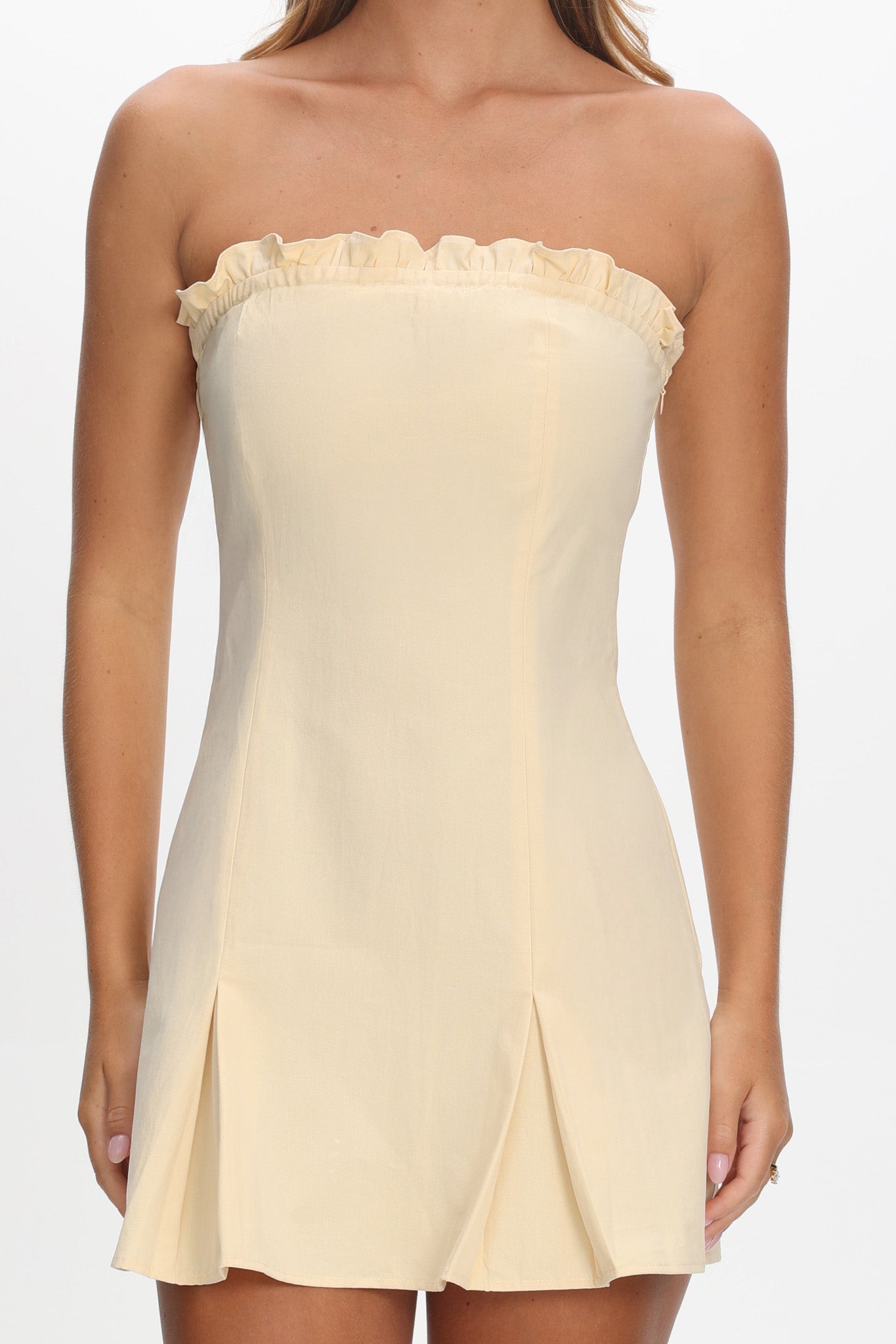 LIONESS Nautica Mini Dress Lemontini by Selfie Leslie