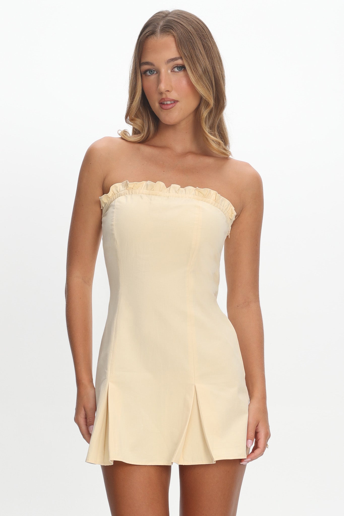 LIONESS Nautica Mini Dress Lemontini by Selfie Leslie