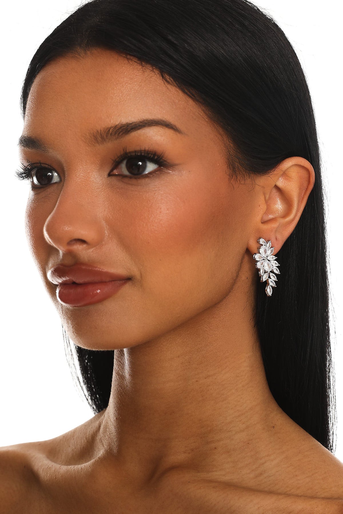 Geminid Cluster Statement Earrings Silver