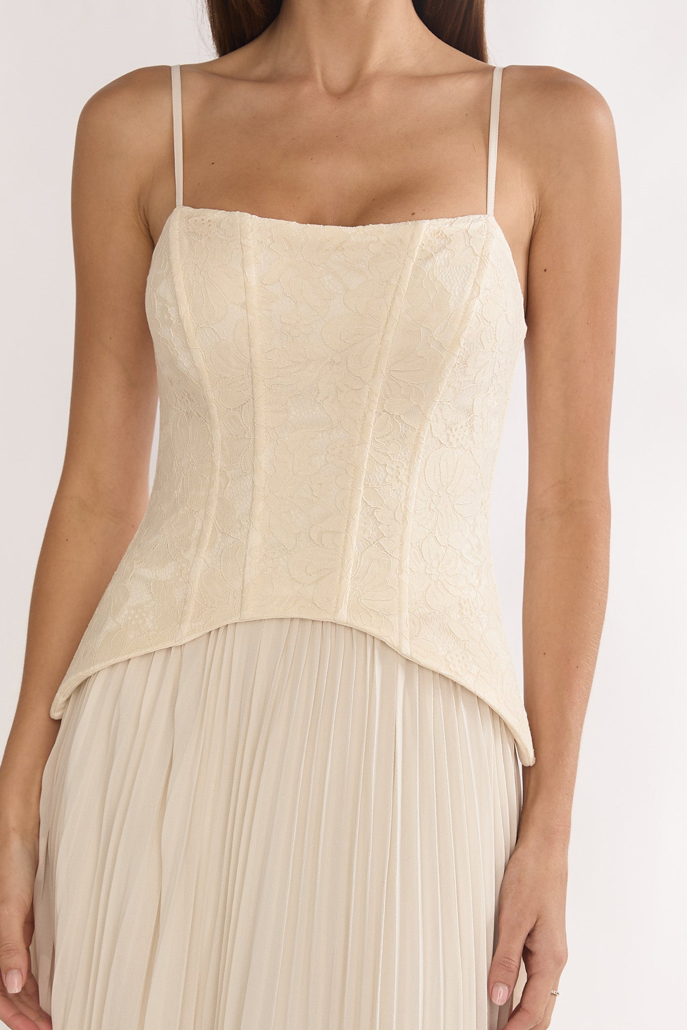 cream corset dress Cream Clove Corset Dress XS / Pre-order