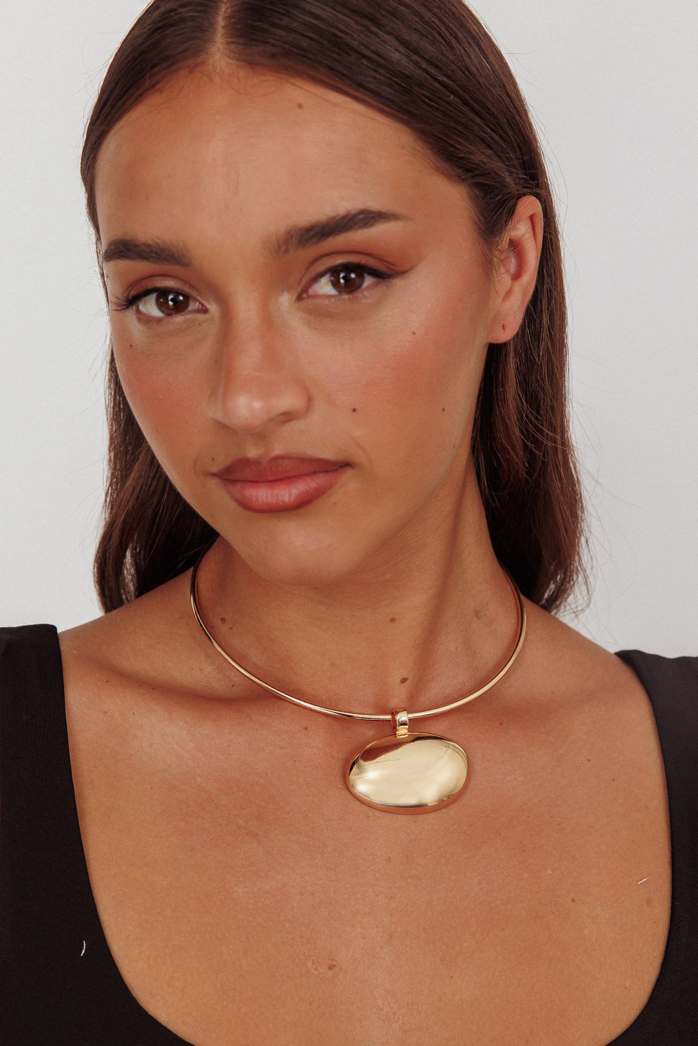 It's Fate Pendant Choker Gold by Selfie Leslie