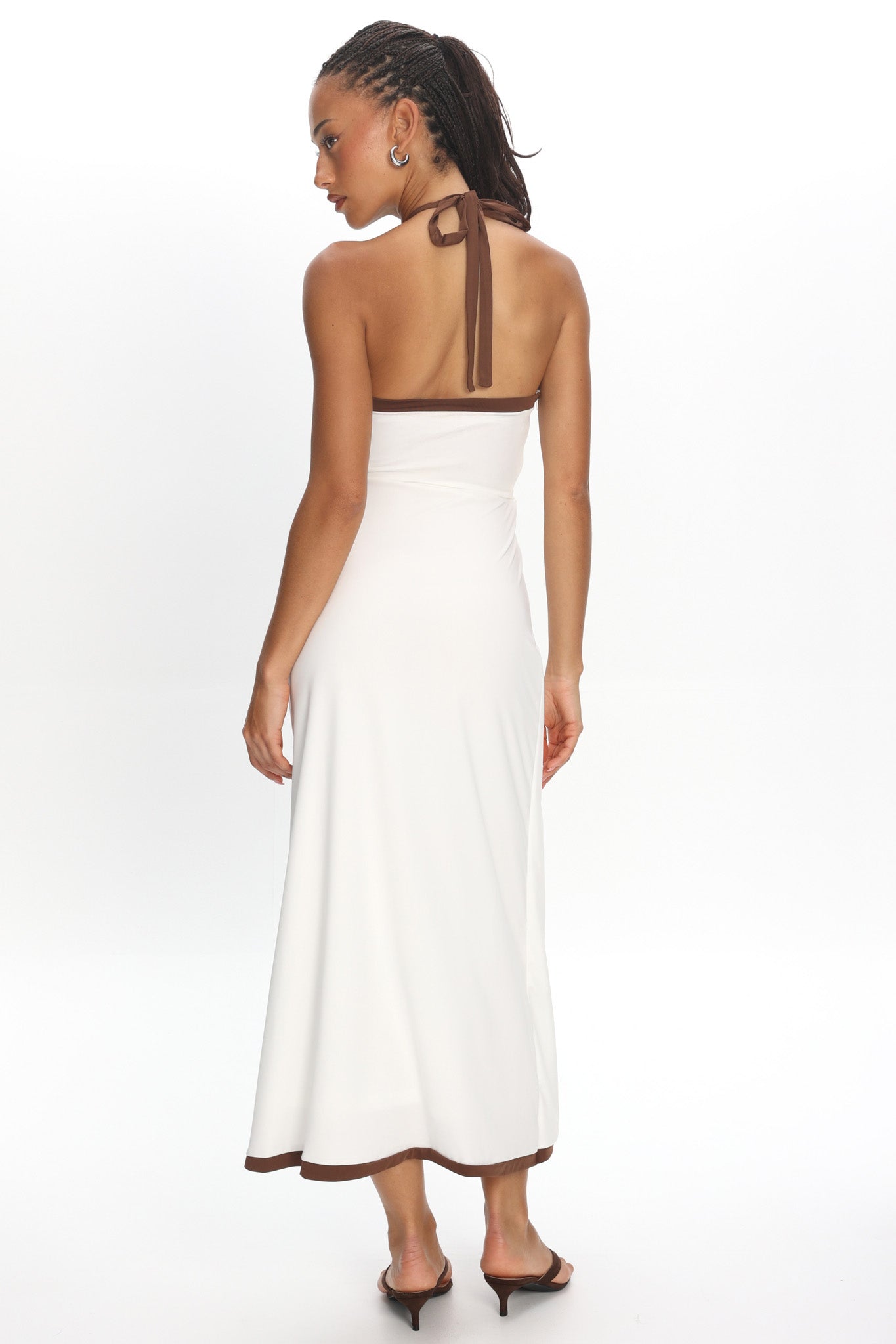 hutch bromley pleated strapless a-line maxi dress Ivory Formal Dress Formal Dresses Minimalist A Line Spaghetti Straps S main image 0