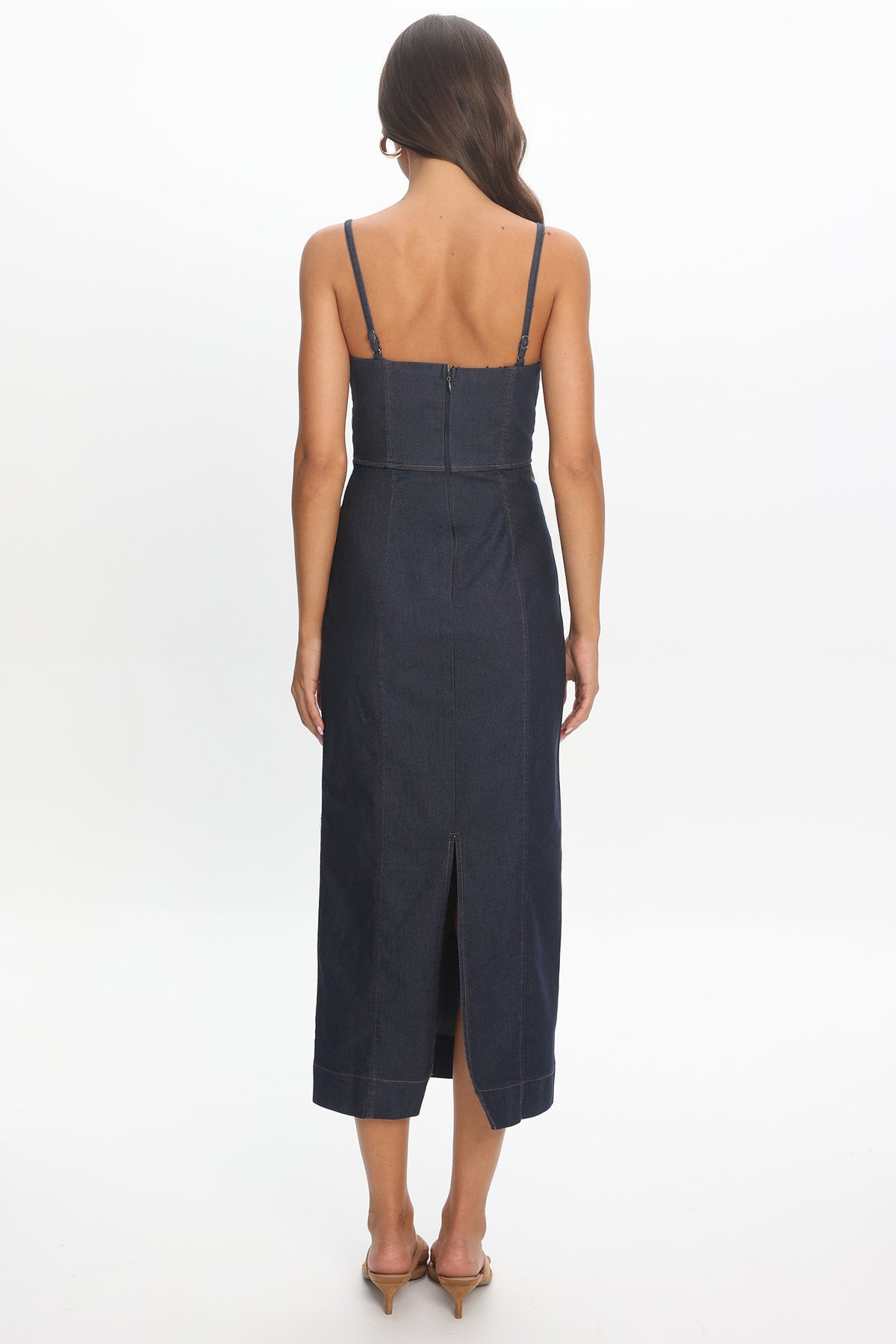 Cavella Halter Maxi Dress Indigo
