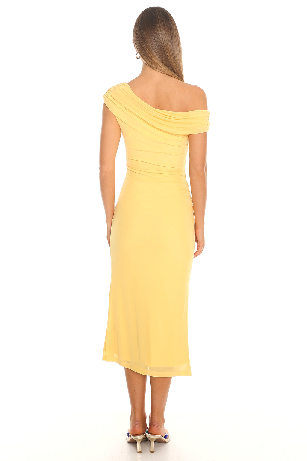 Something About You One-Shoulder Midi Dress Butter