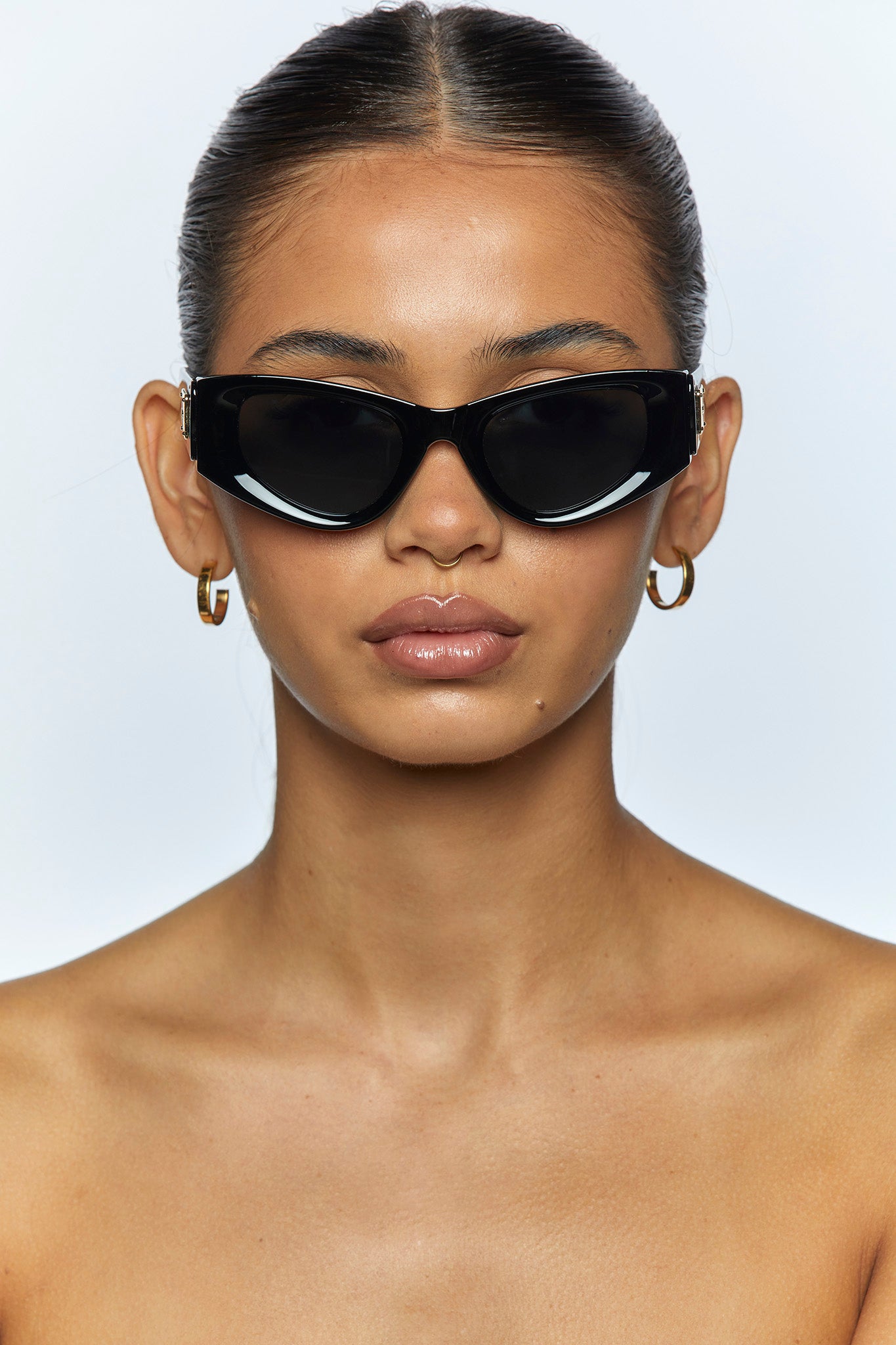 PETA + JAIN Jada Sunglasses Black by Selfie Leslie