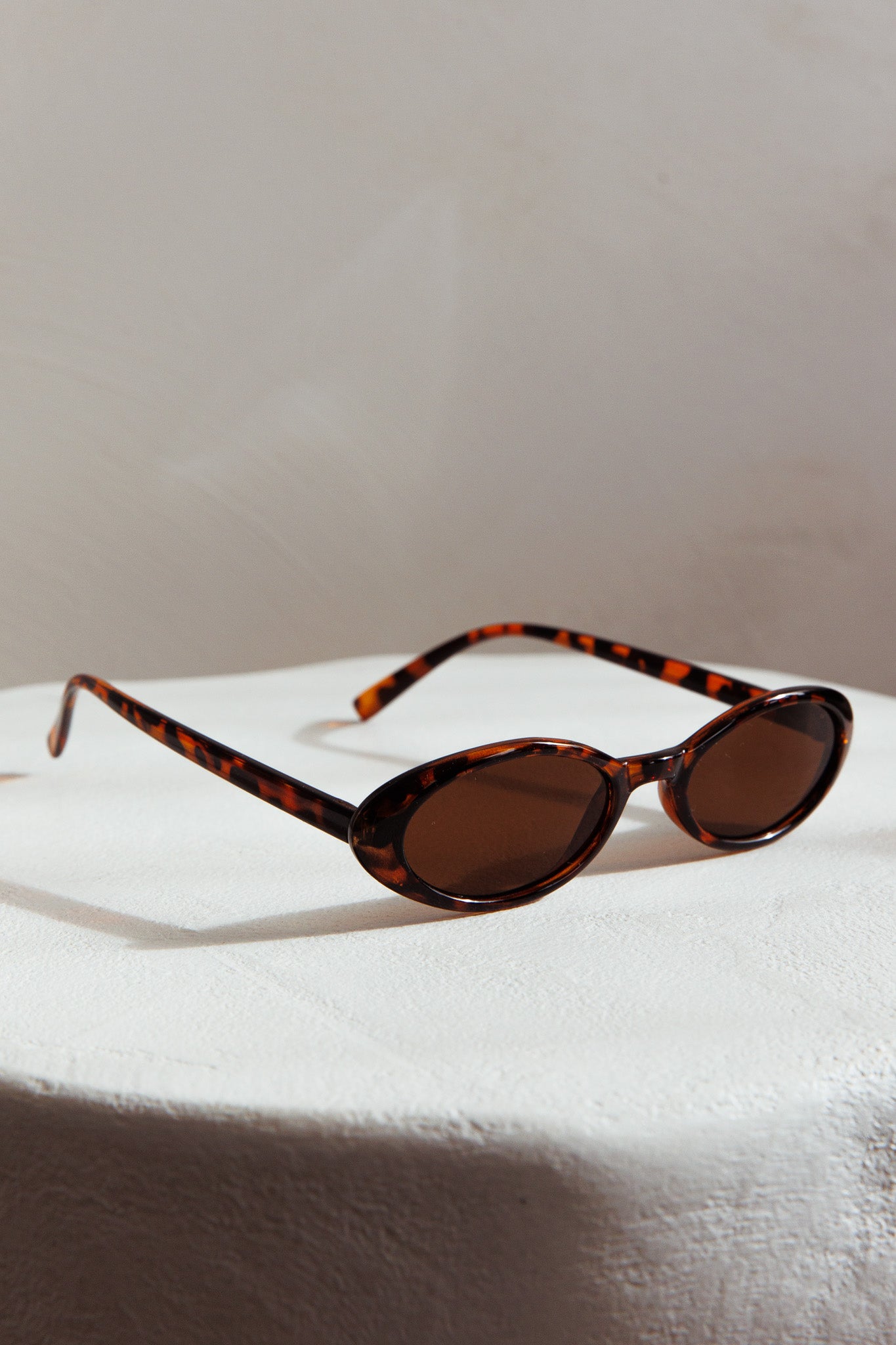 Higher Power Oval Sunglasses Tort by Selfie Leslie