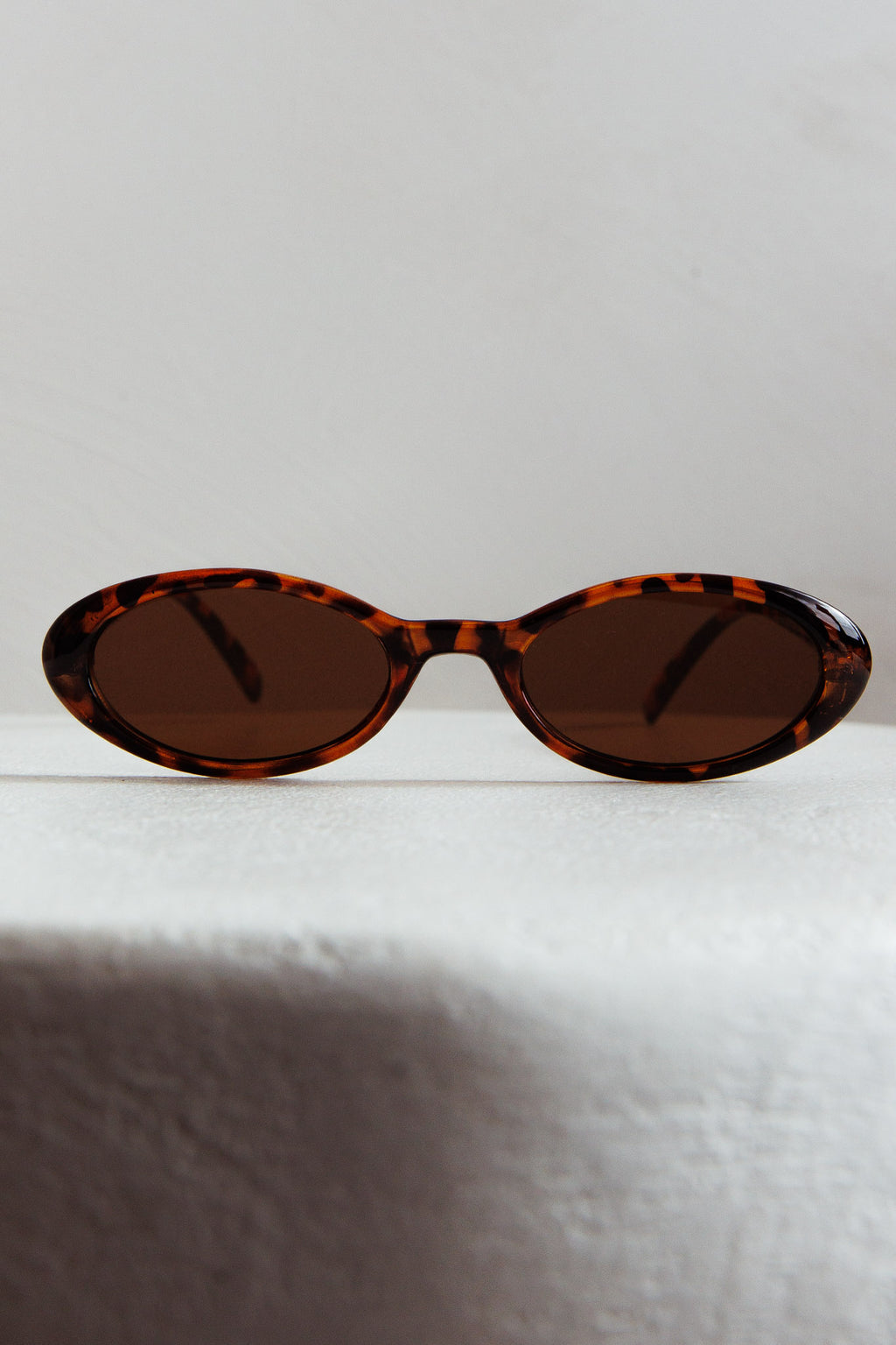 Higher Power Oval Sunglasses Tort by Selfie Leslie