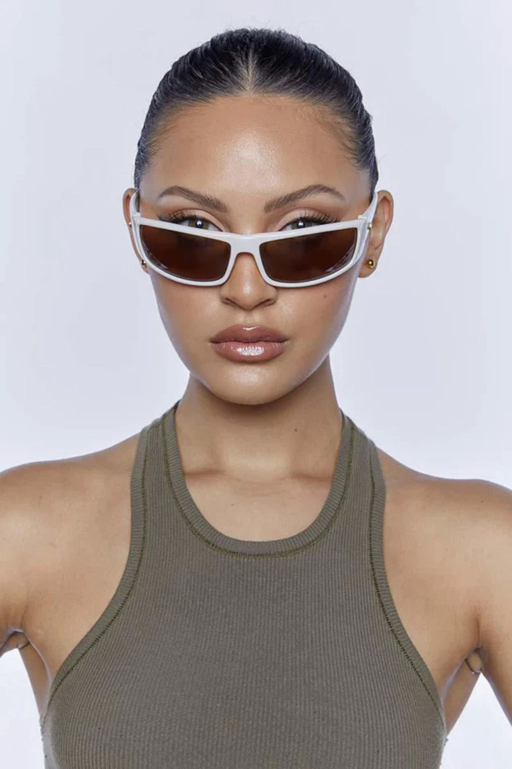 Peta And Jain Tempo Sunglasses Ivory by Selfie Leslie