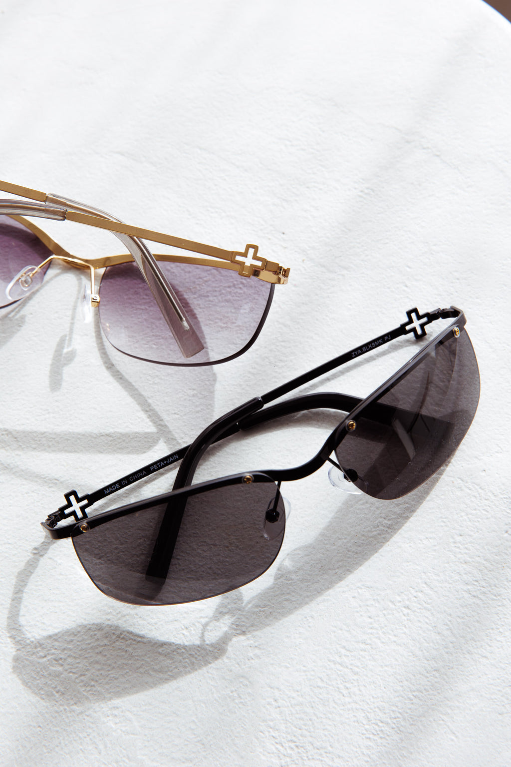 Peta And Jain Zya Sunglasses  Black by Selfie Leslie