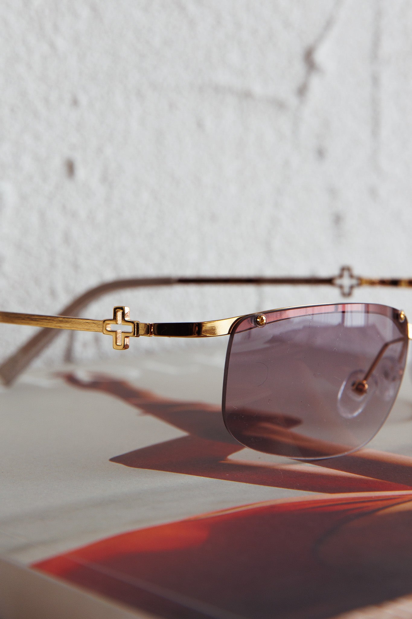 Peta And Jain Zya Sunglasses Light Gold by Selfie Leslie